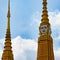 Towers of Throne Hall, Royal Palace, Phnom Penh, Cambodia. Tower with extraordinary faces, Throne Hall of King of Cambodia.