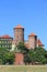 Towers on the Wawel Castle, Krakow