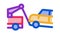 Towing Broken Car Icon Animation