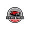 Towing company logo. Wrecker truck logo vector.