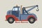 Towing truck road service