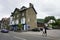 The town of Ambleside on Lake Windermere