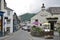 The town of Ambleside on Lake Windermere