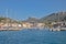 Town of Cassis seen from the sea