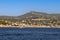 Town of Cassis seen from the sea