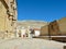 Town center of Penas de San Pedro with the castle in the background. Castilla La Mancha, Spain.