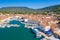 Town of Cres on the island of Cres, Adriatic sea in Croatia