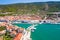 Town of Cres on the island of Cres, Adriatic sea in Croatia