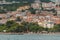 Town of Crikvenica in Kvarner bay area of Croatian part of Adriatic sea seen from the tourist boat