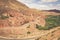 Town in Dades Valley, Morocco