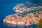 Town of Dubrovnik UNESCO world heritage site view