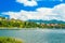 Town of Fuzine on lake Bajer, Gorski kotar region, Croatia