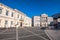 Town Hall and City Library Buildings on Tartini Square in Piran, Slovenia