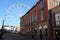 Town hall and Ferris Wheel, Chesterfield, Derbyshire.