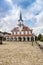 Town hall on the market square of museum city Nowy Sacz