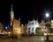 Town Hall at night in Gdansk