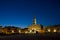 Town Hall at night, Main Square & x28;Rynek Wielki& x29;, Zamosc, Poland