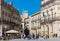 Town Hall Palazzo del Vermexio Municipio at Piazza Duomo square on Ortigia island of Syracuse old town in Sicily in Italy