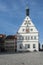 Town Hall Rathaus at Marktplatz - the main square of Rothenburg ob der Tauber, Germany