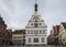 Town Hall Rathaus at Marktplatz - the main square of Rothenburg ob der Tauber, Germany