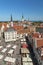 Town Hall Square in Tallinn from above