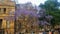 Town Hall - Sydney Townhall in bloom with Jacarandas, Sydney, NSW, Australia