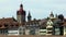 Town Hall tower in Luzern, Lucerne, Switzerland