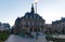 The town hall of Vincennes city at dawn. It is listed as historical monument