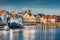 Town of Husum, Nordfriesland, Schleswig-Holstein, Germany