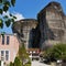 Town of Kastraki, Meteora mountains in Thessaly, Greece