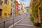 Town of Nice romantic french colorful street architecture view