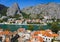 Town Omis in Croatia