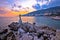 Town of Opatija waterfront sunset