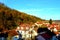 Town Resita in autumnTypical landscape in the forests of Transylvania, Romania