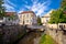 Town of Samobor creek and old architecture