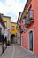 The town of Satriano di Lucania in the mountains of the Basilicata region, Italy.