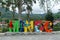 Town sign in Mindo, Ecuador