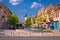 Town of Sombor square and architecture view