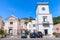 Town square in Lacco Ameno, street view. Ischia