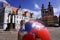 Town square of Lutherstadt Wittenberg, Germany