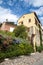 Town streets and houses at Bormes les mimosas