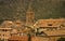 Town of Tivoli, Italy taken from Villa D`Este