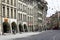 Townhouses and visible arcades in Bern