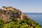 The townscape and cityscape of Corniglia, Cinque Terre, Italy