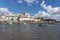 Townscape of Ferragudo in the Algarve in Portugal