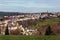 Townscape of Greiz, a town in the state of Thuringia, 40 kilometres east of state capital Erfurt, on the river White Elster in