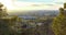 Townscape view at sunset in Spain