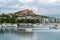 Townsville Marina with Castle Hill