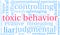 Toxic Behavior Word Cloud