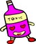 Toxic Bottle cartoon very cute